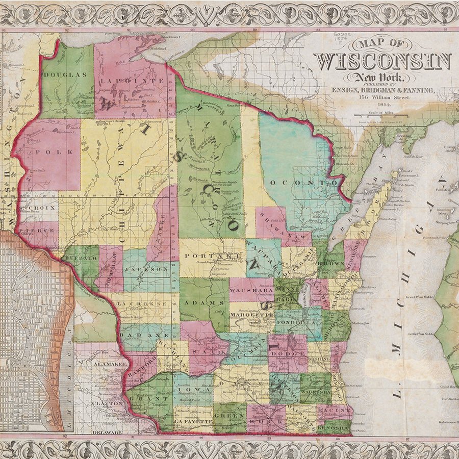 Map of Wisconsin